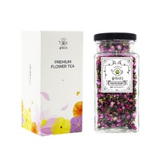 꽃마시다 도화(복숭아꽃) 꽃차 라지 25g, 1개, 1개