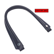 서류가방 핸들 노트북 가방 가죽 수리수선 손잡이 백 교체 스트랩, 1개, M. 실버 스터드 1개가 달린 남성용 매트 다크 블루