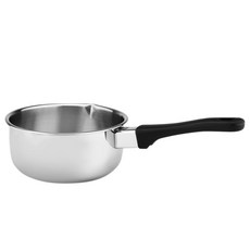 ZEBRA斑馬牌 雪平鍋 18cm 1.5L 304不銹鋼 牛奶鍋 單把湯鍋, 1個, Silver