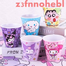 庫洛米蠟筆小新兒童水杯 學生宿舍幼兒園便攜可愛漱口杯, 1個, 奶瓶級Tritan材質【兒童放心用】,-蠟筆小新300ml【升級+厚】-