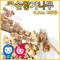 펜토미노 큰솔정육면체 소마큐브 카프라 가베 (큰솔교육)큰솔2.5cm쌓기나무100pcs(미송)+케이스, 1개
