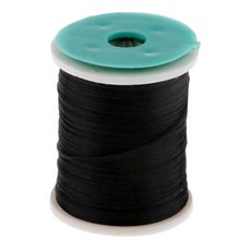 QDY DIY 도구를 만들기 위한 높은 250개의 낚시 실 플라이 재료, 250m, 폴리에틸렌, 블랙, 1개