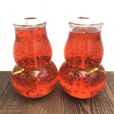 2號葫蘆果凍蠟燭 - 點光明燈/祈福蠟燭 (1箱12對) - 品質保證, 1個, 紅色-2號葫蘆果凍蠟燭1箱