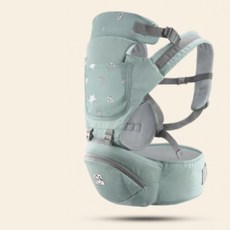 高級多功能嬰兒機能型坐墊揹巾, 灰色