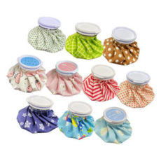 찜질주머니 냉찜질주머니 아이스팩 찜질팩 12인치 다용도아이스팩 얼음찜질팩, 12인치 체크블루