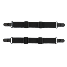 일상채움 흘러내림 방지 가방 백팩 가슴스트랩 고정 등산 백패킹 1+1 2개, 블랙