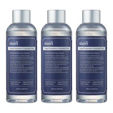 클레어스 서플 프레퍼레이션 언센티드 토너, 180ml, 3개