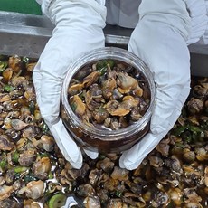 맛있는 순살 간장 꼬막 장 간장 꼬막무침 꼬막간장무침 자숙꼬막 점심메뉴, 1개, 400g