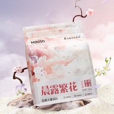 MINISO 晨露繁花 香薰木薯貓砂 除臭無塵結團貓砂 適用幼貓敏感貓 1.25kg, 1個, 晨露繁花1包-1250g