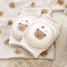 돗투돗 자수 아기 무릎보호대 유아용 양쪽 세트, 1개, 돗꼼