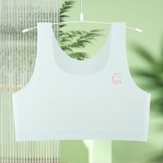 LUCKY 女童小背心 輕薄無痕透氣內衣 少女學生純棉舒適運動文胸 兩件組