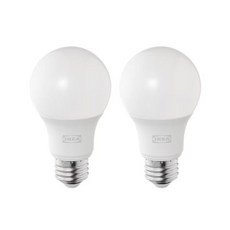 이케아 뤼에트 LED전구 E26 470루멘 60438705 / 이케아 LED 전구 / SOLHETTA 솔헤타, 전구색, 2개