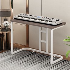 전자 받침대 거치대 스탠드 건반 선반 신디사이저 키보드스탠드, F. 화이트 선반 + 그레이