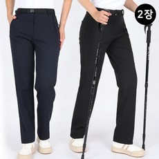 1+1 여성등산바지 아웃도어 스판 경량 일자핏 작업복 기능성 팬츠 빅사이즈