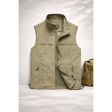 루미빈 남성 여름 메쉬 기능성 아웃도어 낚시 작업 베스트