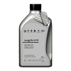 폭스바겐 그룹 아우디 롱라이프3 FE 504/507 0W30 1L 순정엔진오일, 1개