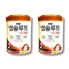 앱솔루트 프리미엄 명작 분유 2단계, 2개, 800g