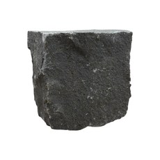 玄武岩石材花園圍欄 - 景觀擋土牆 庭院裝飾圍邊石, 玄武岩10*10*10/6塊