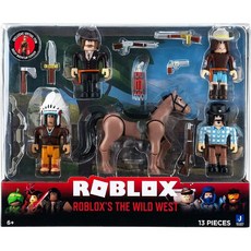 로블록스 Roblox Action Collection - The Wild West Five 피규어 팩 독점 가상 아이템 포함