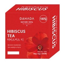 다하다 히비스커스 티백, 1.8g, 100개입, 5개