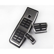 Audi 奧迪 新 A4 A5 A6 A7 Q5 三件式腳踏板 (煞車 油門 休息 踏板) 適用2017-2024，防滑耐磨，提升駕駛體驗, 二件式-煞車+油門,A6、S6（C7、2011-2019年）, Car