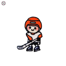 하키선수 와펜 겨울스포츠 자수 아이스하키 패치 (열접착 와펜)