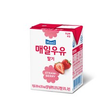 매일유업 매일우유 딸기맛 200ml x 24팩(1box), 24팩