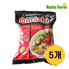 오마치 베트남 라면 쇠고기맛 XOT BO HAM 79g, 5개