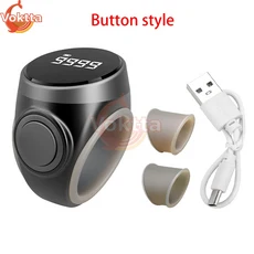 Qibla 스마트 Tasbih 탈리 카운터 이슬람교 Zikr 링 디지털 5 기도 시간 진동 알림 방수 블루투스