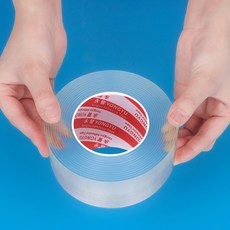 단면 나노 테이프 투명 금형 방수 재사용 가능한 청소 접착 주방 욕실 용품, Nano tape, 40mm, 1. Nano tape, 1개