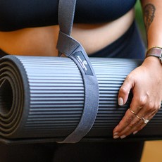 [HuggerMugger] 스트랩 슬링 요가 매트 캐리어, Peacock, 1개