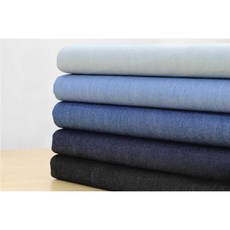 원단 DIY 셔츠 얇은 블루진 자켓 의류 바지 순면 가방 여름 워싱 스판 청 데님