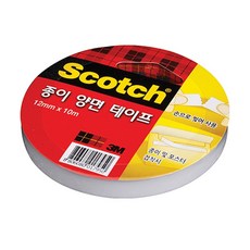 [오늘출고] 3M종이양면테이프1210 12x10M/3M양면테이프/3M종이테이프/쓰리엠테이프, 본품, 1개