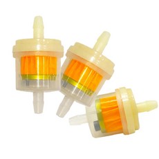 오토바이 가솔린 가스 연료 가솔린 오일 필터 스쿠터 오토바이 가스 스쿠터 먼지 자전거 ATV 카트 오일 연료 필터 3 개, 3 Pcs, 1개