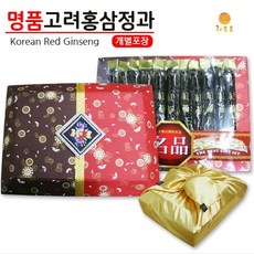 홍삼정과 개별포장 금사보자기 금산인삼 고려홍삼 명절 선물세트, 1개