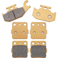 야마하 코디악 400 450 울버린 그리즐리 450용 세미 메탈릭 프로 앞뒤 브레이크 패드 OEM# 3GD-W0045-01-00 5GH-W0046-10-00 1D9-W0046-00