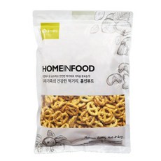 홈인푸드 미니프레첼 과자 스낵 디저트 안주, 1개, 500g