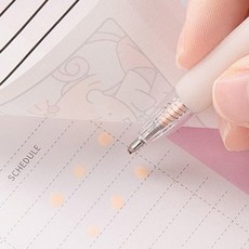 2p/4p/6p구성 new글루펜 포일펜 마카펜 다꾸펜 리필심 공예풀 사무용풀, 4개, 오렌지