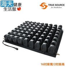 【海夫】淳碩浮動座墊(未滅菌) 橡膠氣囊式坐墊 16吋/18吋 高2吋/4吋 符合補助B款, 1個, 16吋 高2吋(TS-R06-4040)
