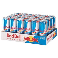 Red Bull 레드불 에너지 드링크 (무설탕) 12온즈 24개입, 8.52L