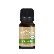 더아로마샵 USDA 유기농 에센셜오일 디퓨저 아로마테라피 숙면 힐링, 1개, 10ml, 시트로넬라 유기농 에센셜오일