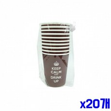 WL 테이크아웃 WL 일회용 종이컵 커피컵 300ml 10p x20개, 본상품