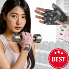 유피해피 굳은살방지 논슬립 여자헬스장갑, 유피 핑크, 1개