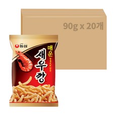J0071/농심 매운새우깡90gX20개입(1박스), 90g, 1개
