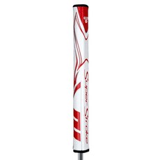 슈퍼스트로즈 제너지 플랫소 17 퍼터그립 화이트/블랙 169593, Flatso 2.0, White/Red, 1개