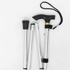 라망 노인 지팡이 4단 실버