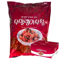 착한식품 무말랭이무침 4kg 대용량 업소용 양념무말랭이, 1개