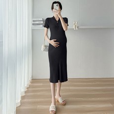 여름 임부복 한국판 모던 개량 수유 원피스