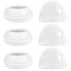 ROMIRUS 스크류 링 세트가 있는 병 뚜껑 Avent 내추럴 및 아벤트 배앓이 방지 PP 유리 아기 젖병과 호환 3세트, ROMIRUS 스크류 링 세트가 있는 병 뚜껑, Ave, 1개