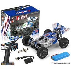 WLtoys XK 144011 4WD RC카 1/14 4x4 오프로드 드리프트 레이싱 카 LED 장착 고속 전기 자동차 65 km/h, 01 144011 1 Battery, 1개